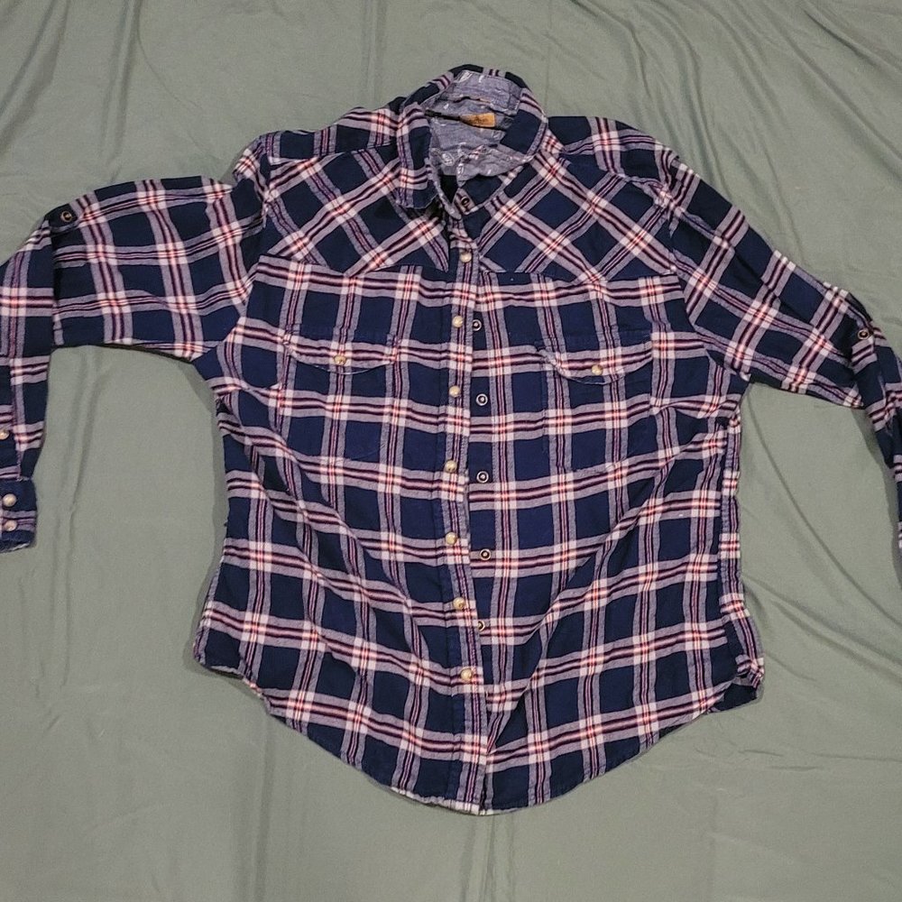 Blue/Red Flannel